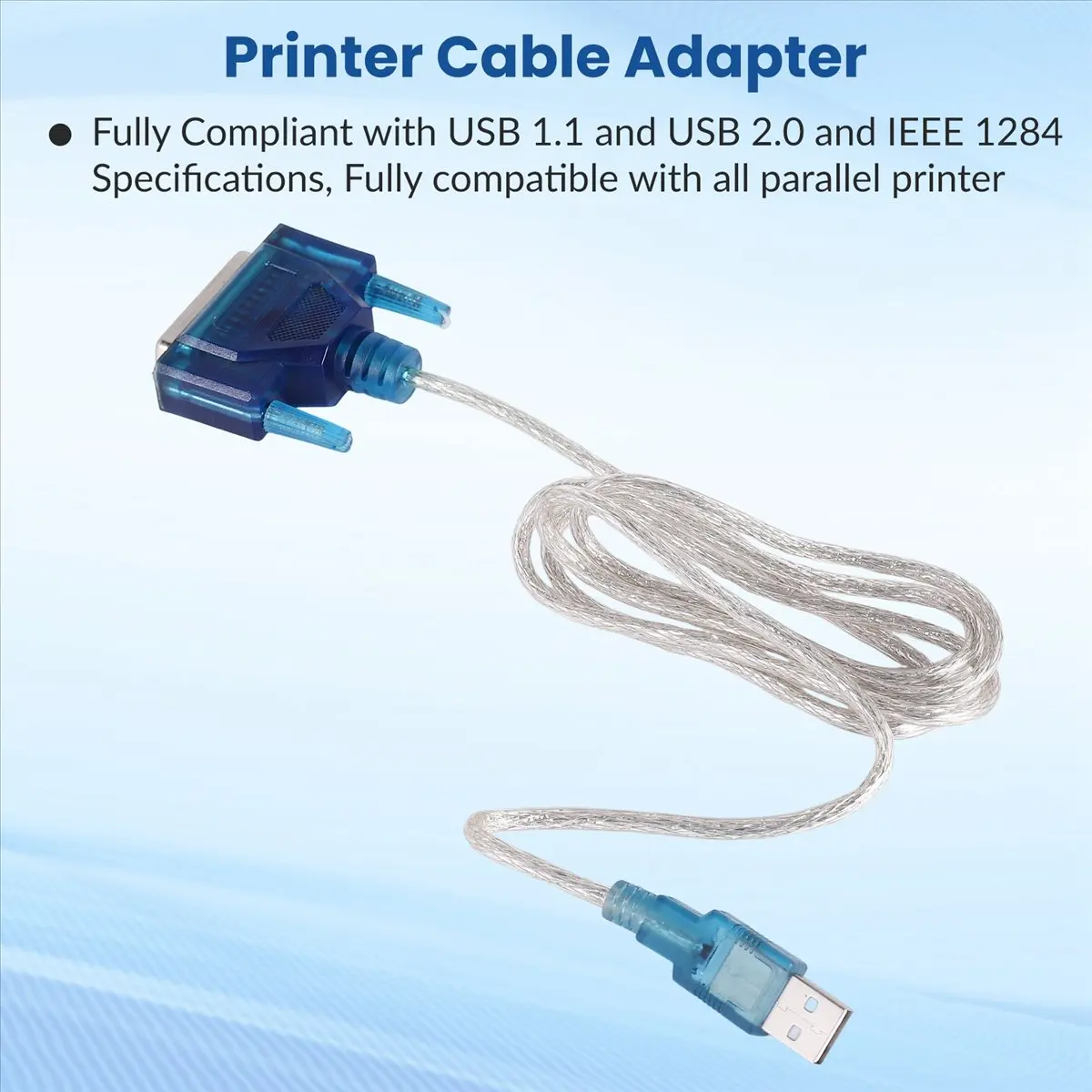 A40I USB to Printer DB25 25-Pin Parallel Port Cable Adapter