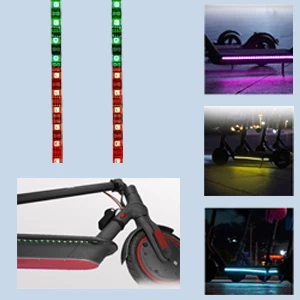 Wasserdicht Roller LED Streifen Für Xiaomi M365 1s Pro Pro2 MI3 Elektrische Roller Sicherheit Nachtlicht Taschenlampe Lampe Mehrere farbe – Detail 9