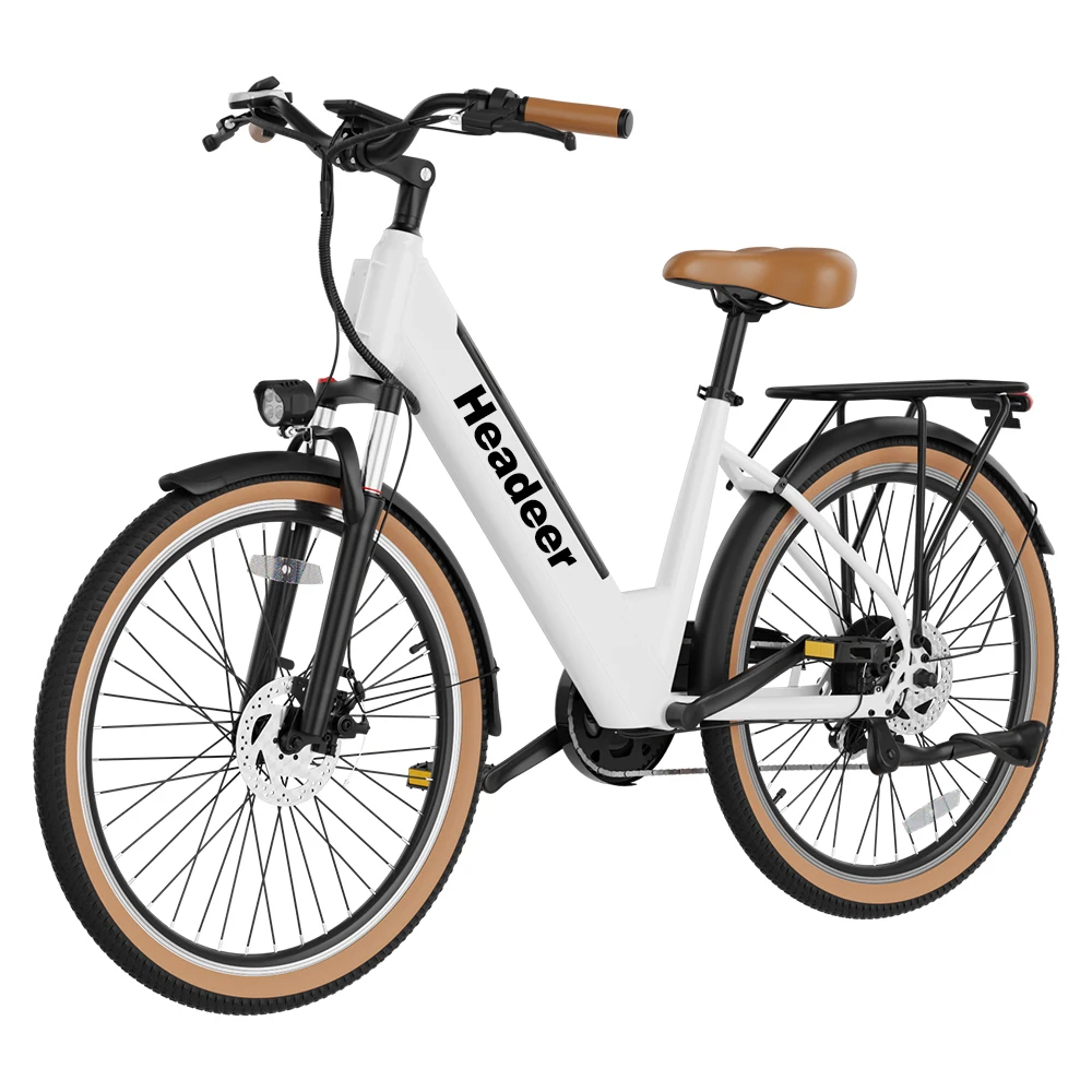 Stads-e-fiets HEADER BD26195, 7 versnellingen,48V 11,5Ah accu,trapondersteuning,Maximum range of 70–80 km in pedal assist mode.