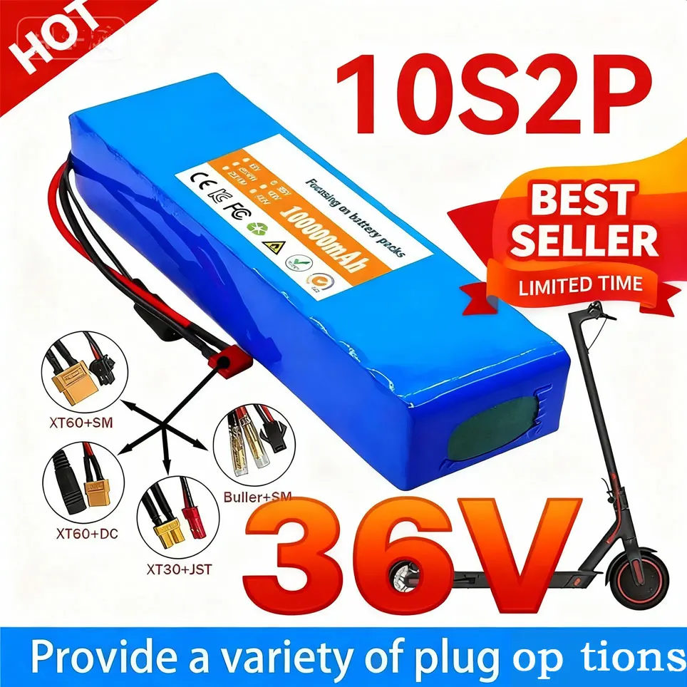Image of 10S2P 36V 100000mAh 36V Elektroroller-Akku Lithium-Elektroroller 500W Elektroroller-Akku 36V 10s2p Akku