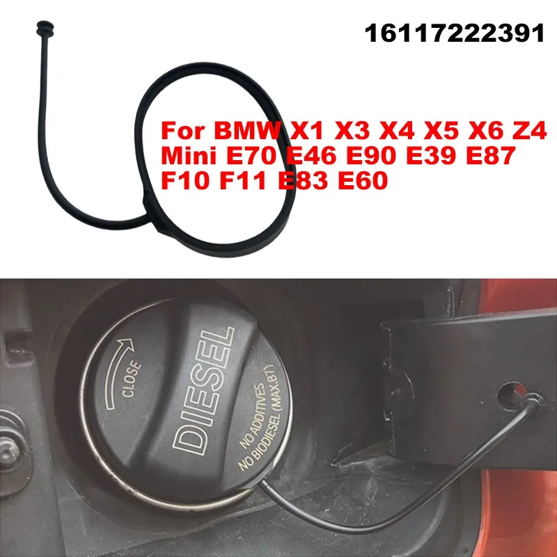 

Fuel Oil Tank Cover 16117222391 Cable Sling Gas Cap Rope Line For BMW X1 X3 X4 X5 X6 Z4 Mini E70 E46 E90 E39 E87 F10 F11 E83 E60
