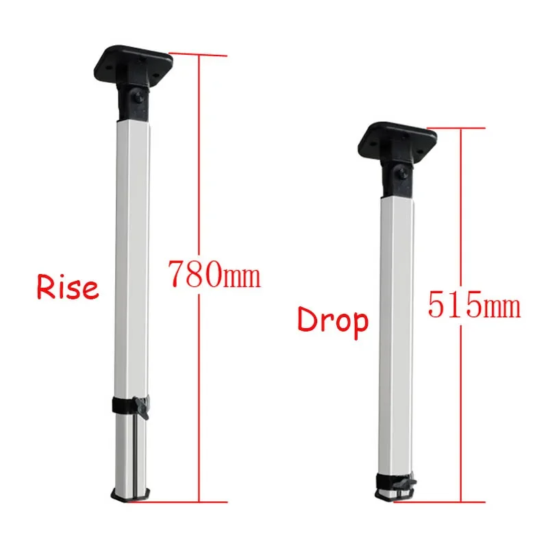 Aluminum Alloy Detachable Table Leg Adjustable Telescopic Table Leg Support Base Camper Caravan RV Modification Accessories