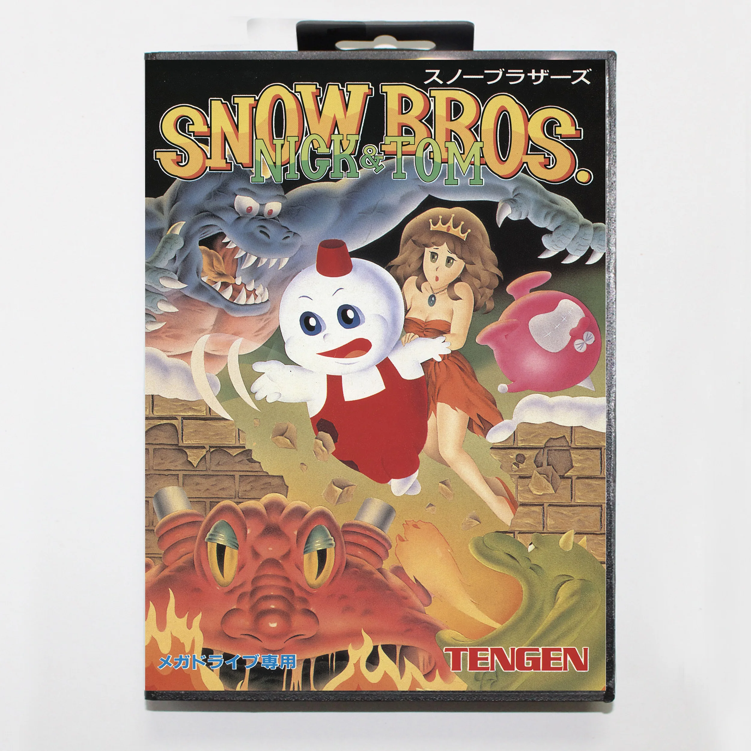 

Hot Sale Snowbros Game Card With Retail Box 16bit MD Cart For Sega Mega Drive/Genesis System