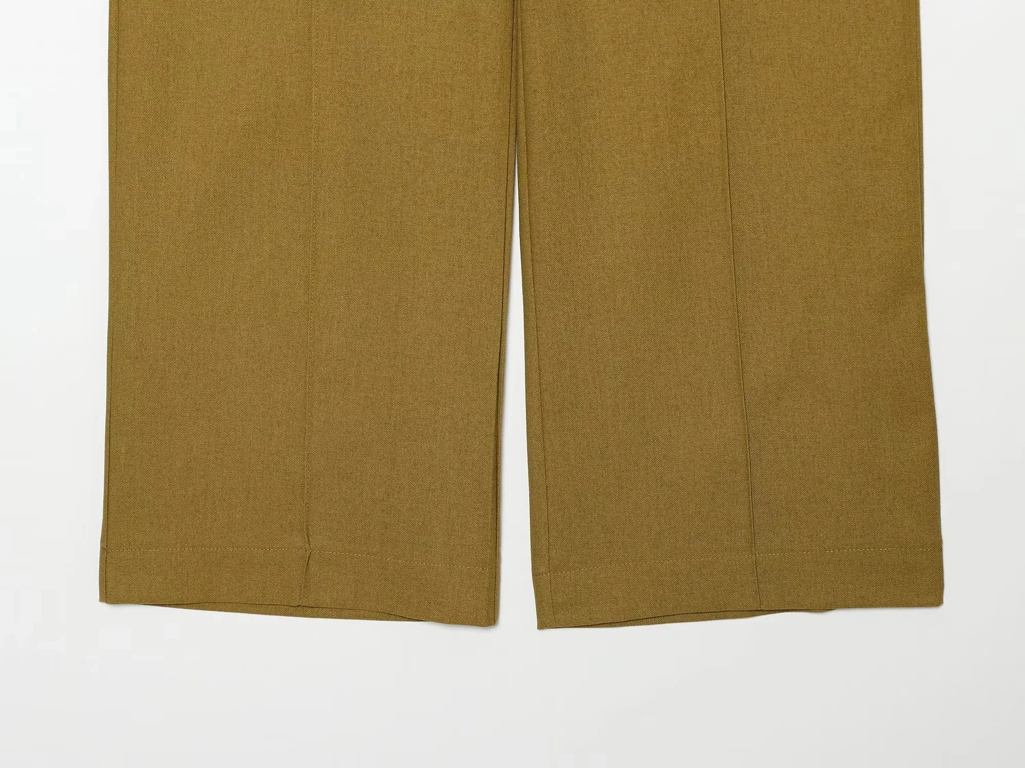KONDALA Damen Vintage High-Street-Hosen-Set O-Ausschnitt Knotenknopf-Hemden Reißverschluss-Hosen Neue Mode 2026 Frühherbst Freizeit-Damen-Set – Detail 11