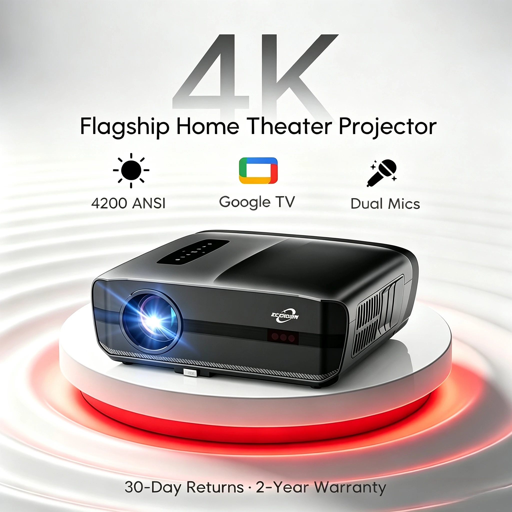 Home Cinema Experience - Nouveau projecteur Google TV 4200 ANSI