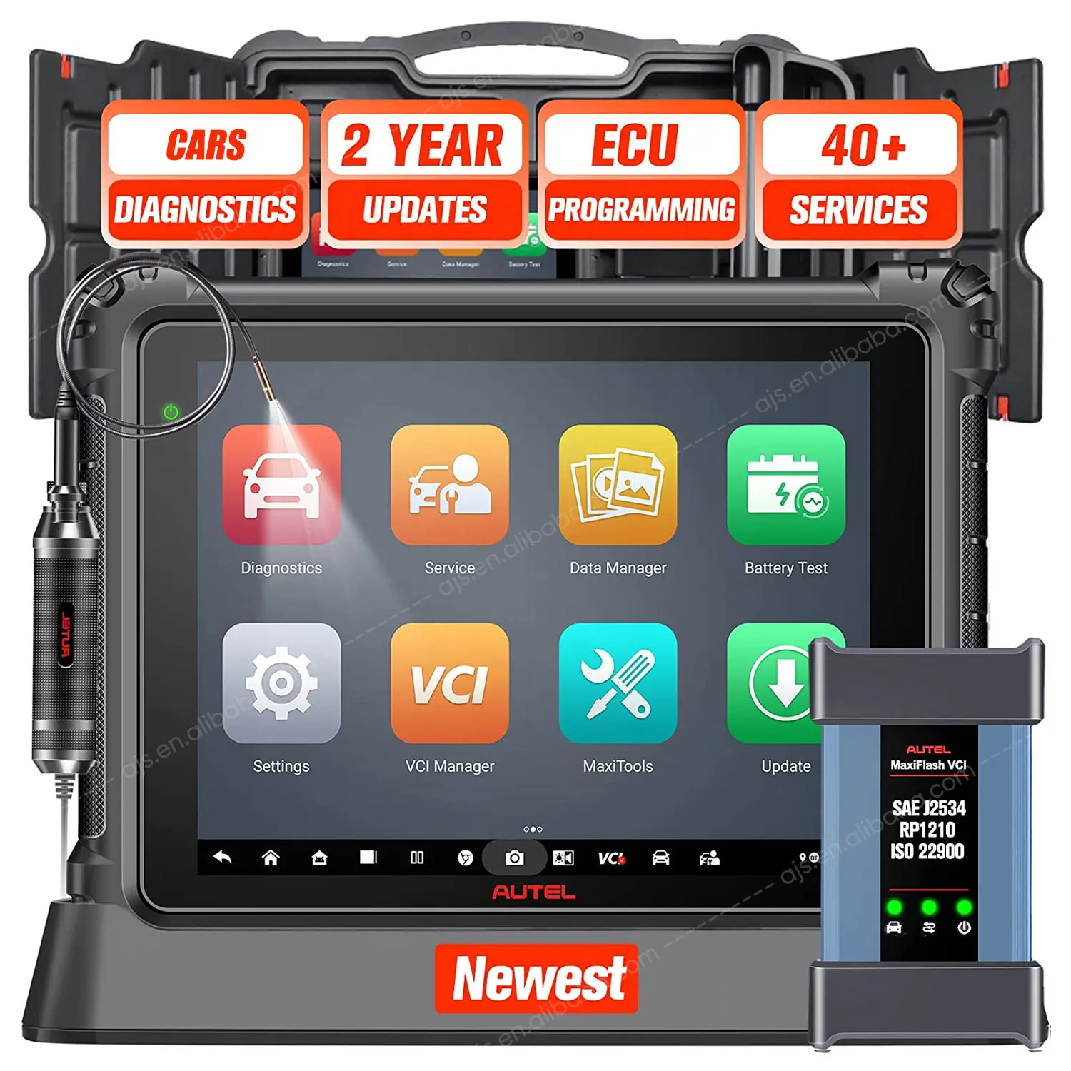 MaxiCOM Ultra Lite 40 Services أداة تشخيص مذبح برمجة وحدة التحكم الإلكترونية المتقدمة لجميع أنظمة السيارات