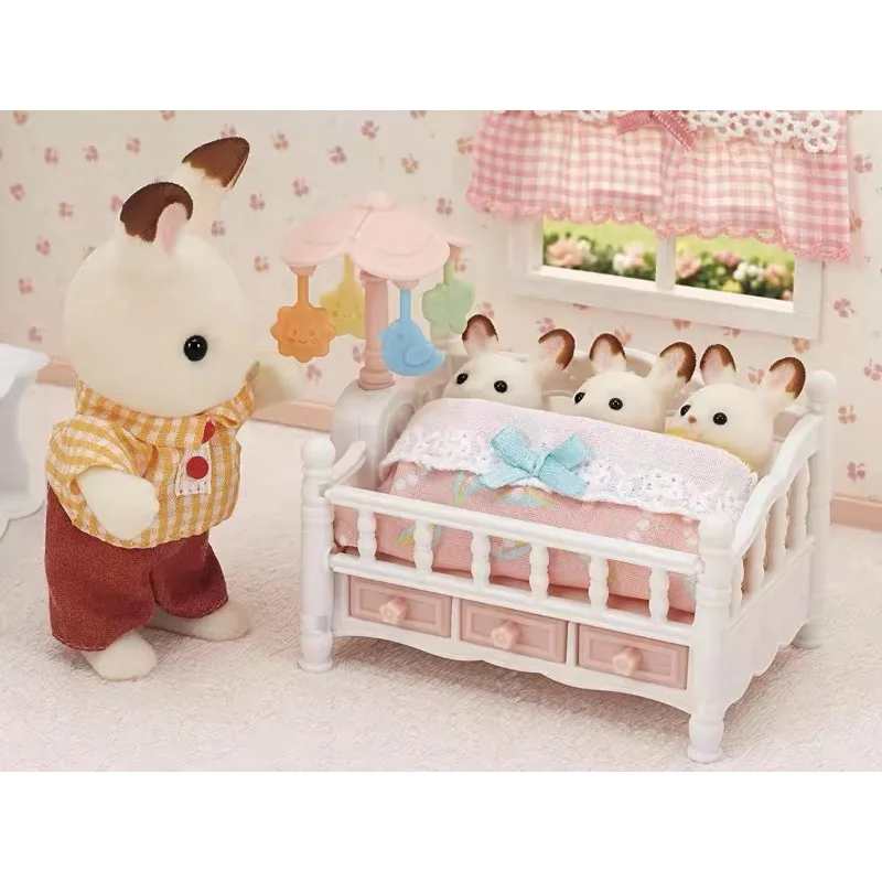 Sylvanian Family accesorios originales, ropa, muebles, casas de juegos para niños y niñas, juguetes para niños, regalo de cumpleaños