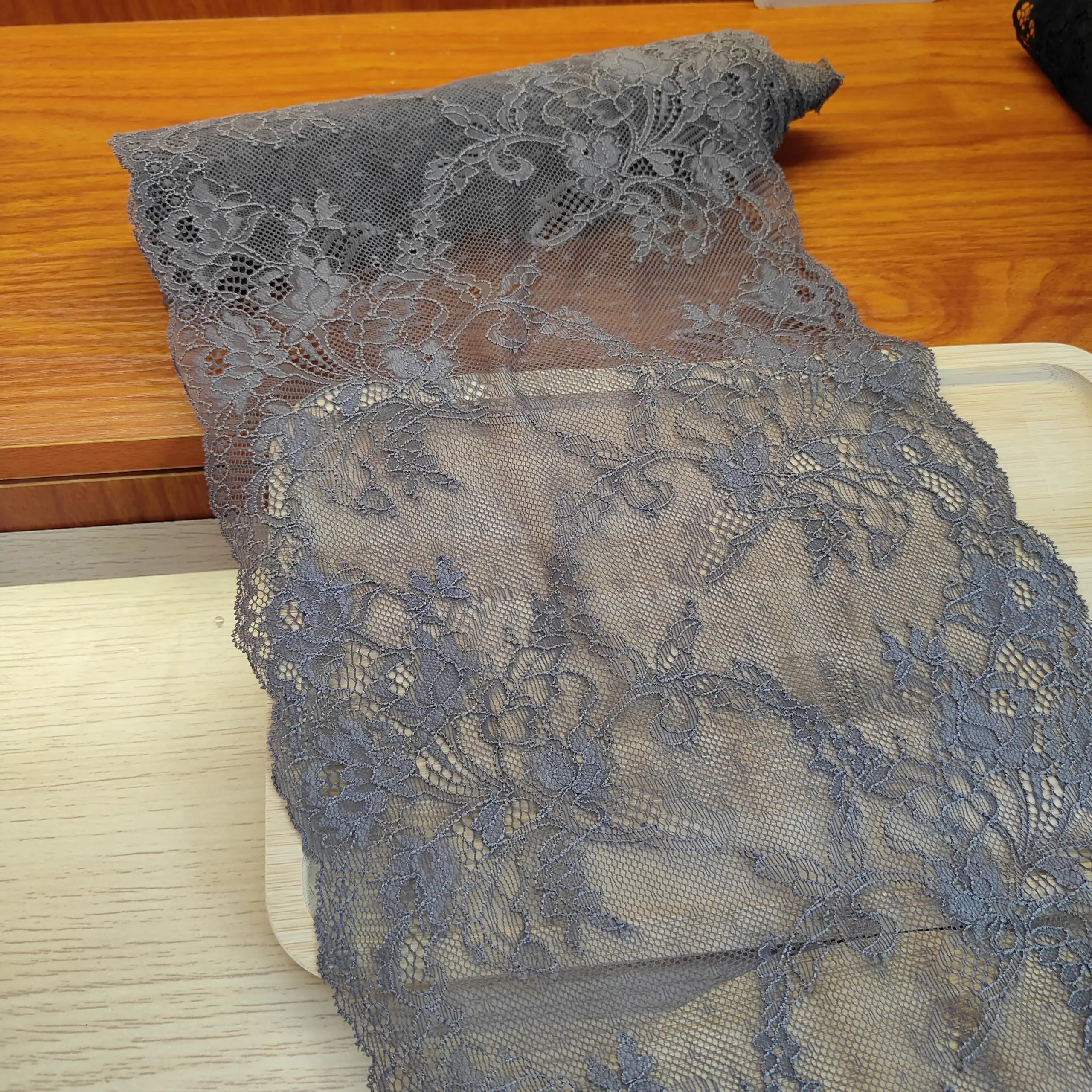 TIANA13 24.5cm lace trim for underwear, Pressed Lace Clothes Sskirt Underwear Sewing Accessories