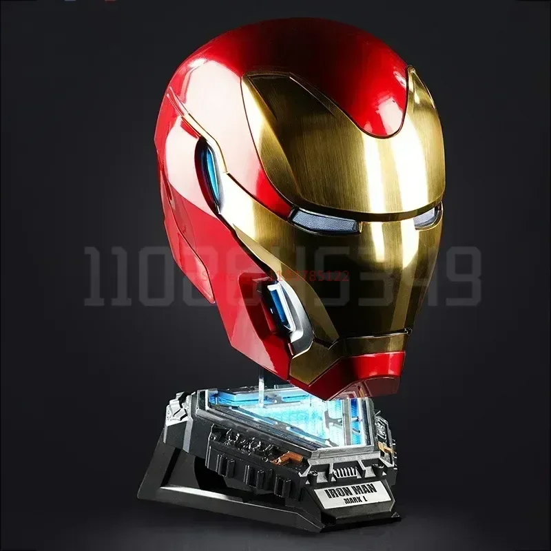 2024 New 1:1 Iron Man Mk50 Figures Wearable Voice-activated Deformation Helmet Around Marvel Animation Derivative Model Toy Gift