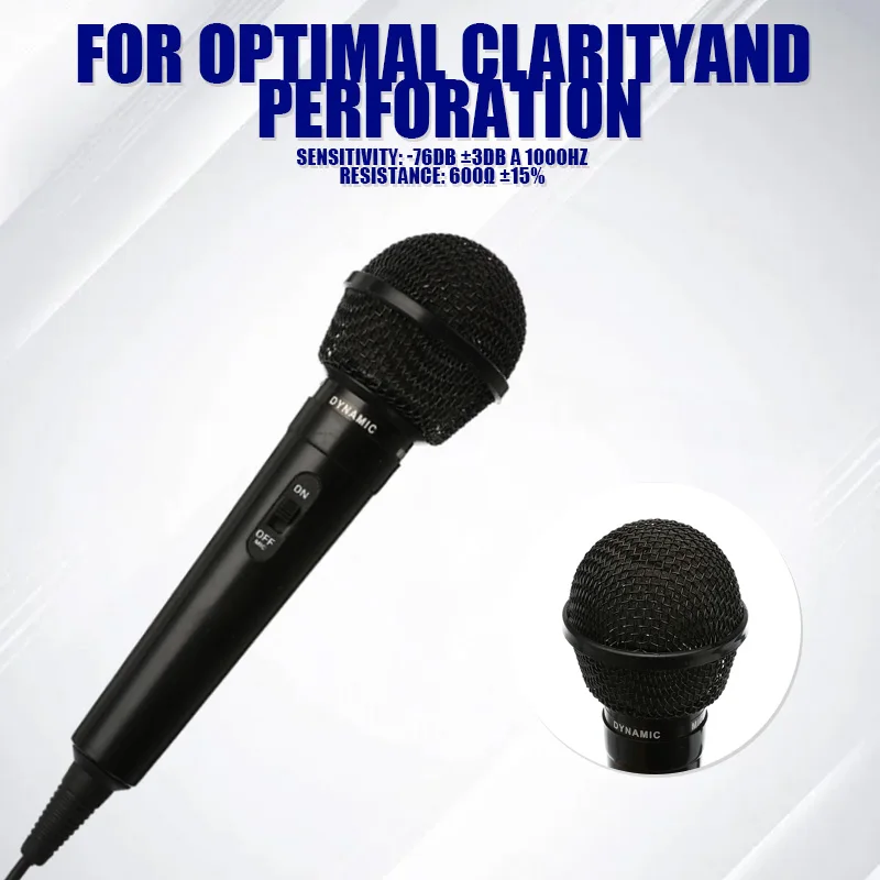 3.5Mm Có Dây Đen Bạc Di Động Công Cộng Phát KTV Karaoke Giai Đoạn Cầm Tay Lửng Với 6.5Mm