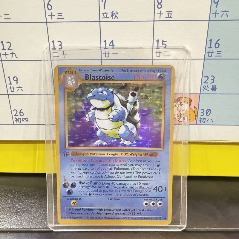 1 pz/set Pokemon PTCG Tasca Fai Da Te Mewtwo Venusaur Charizard Auto Controllo Raccogliere Firma Trading Flash Card Anime Del Fumetto Regalo