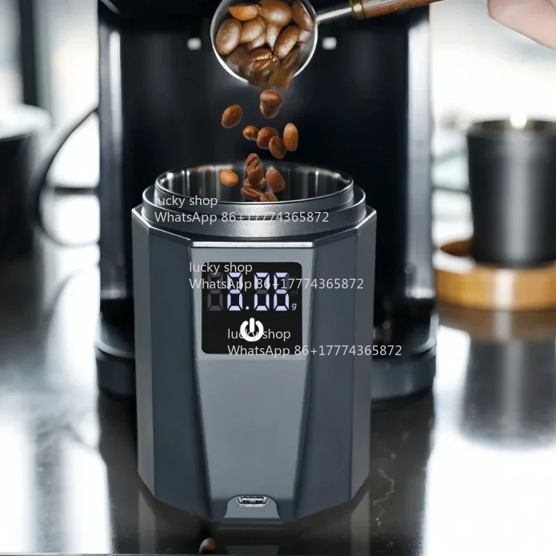 2in1 Coffee Powder Cup Electronic Scale High Precision 304 Stainless Steel Liner