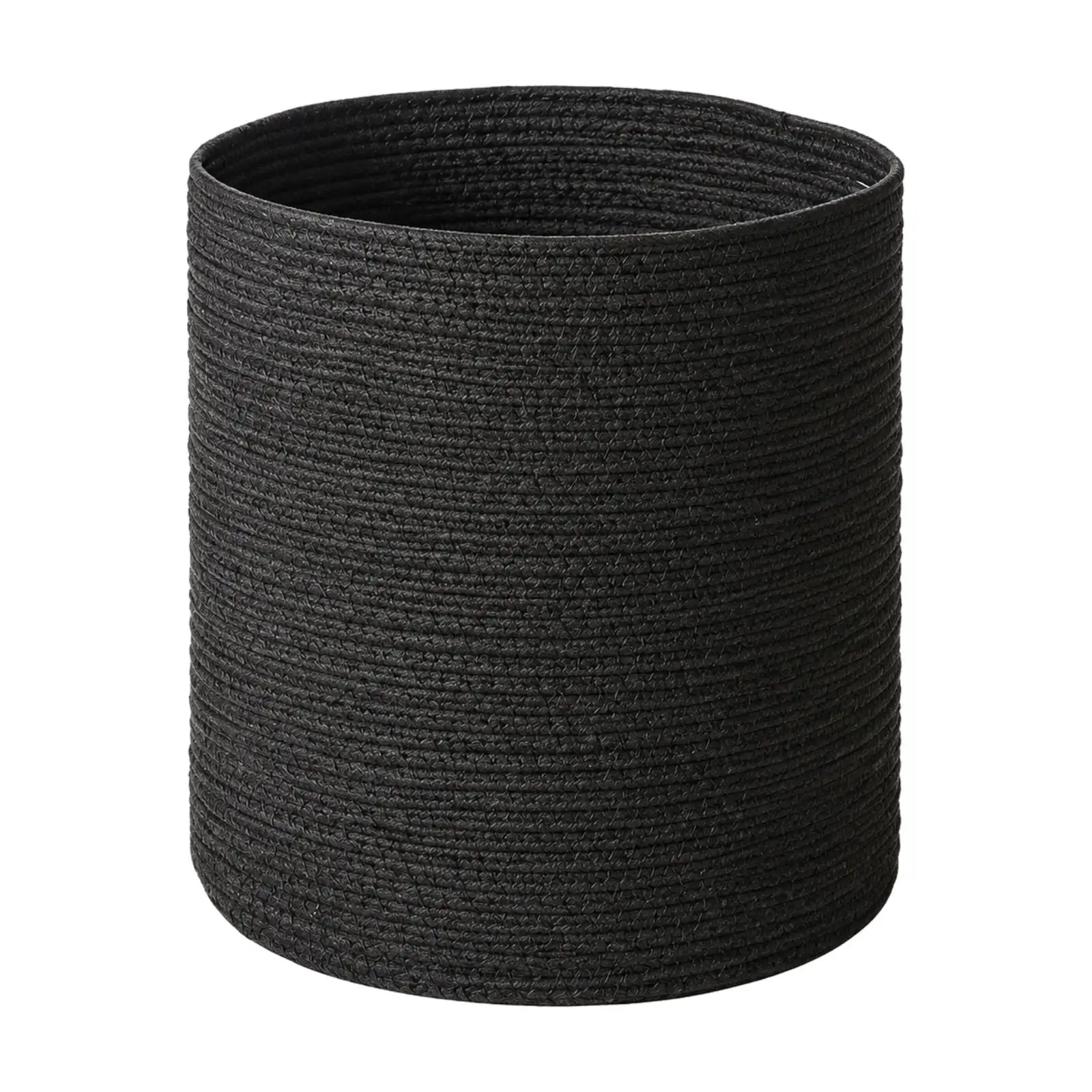Breathable Cotton Rope Storage Basket for Clothes and Cushions Braided Organizer Basket for Bedroom Closet