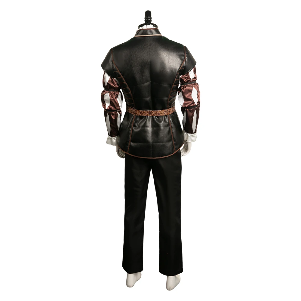 Astarion Cosplay Fantasia Kostuum Spel Baldur Cos Gate Vermomming Volwassen Mannelijke Top Broek Outfits Halloween Carnaval Roleplay Pak