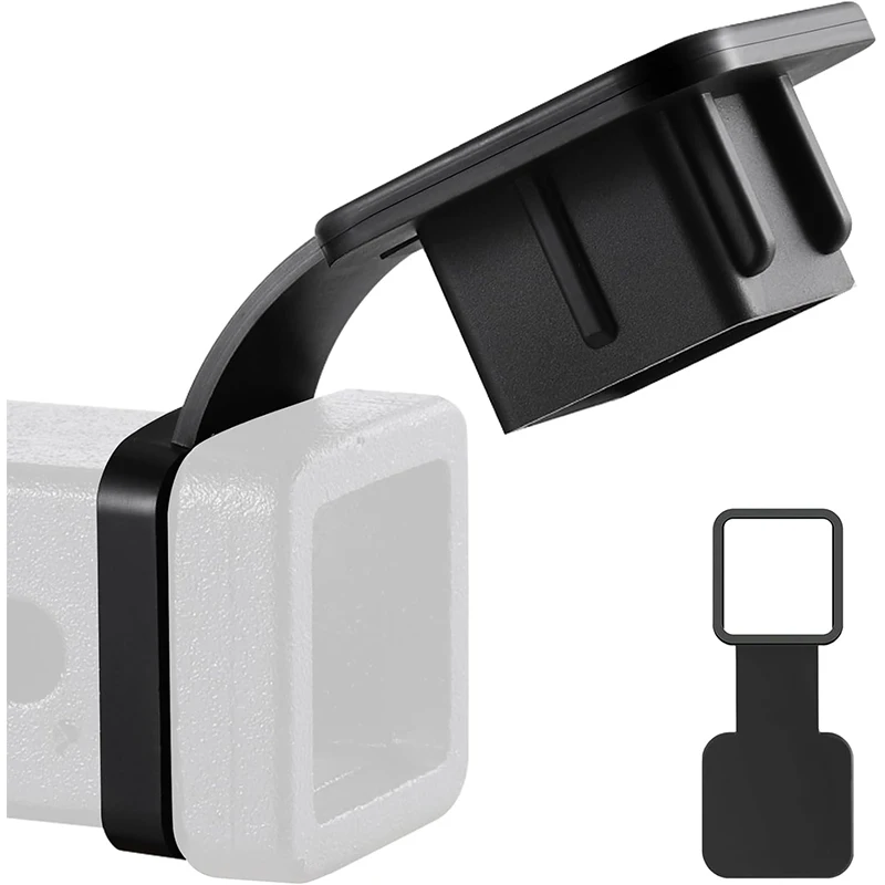 2-Inch Trailer Hitch Cover Waterproof Towing Hitch Covers Uni-versal Plug Tube Cap Protector Automobile Exterior Accessories