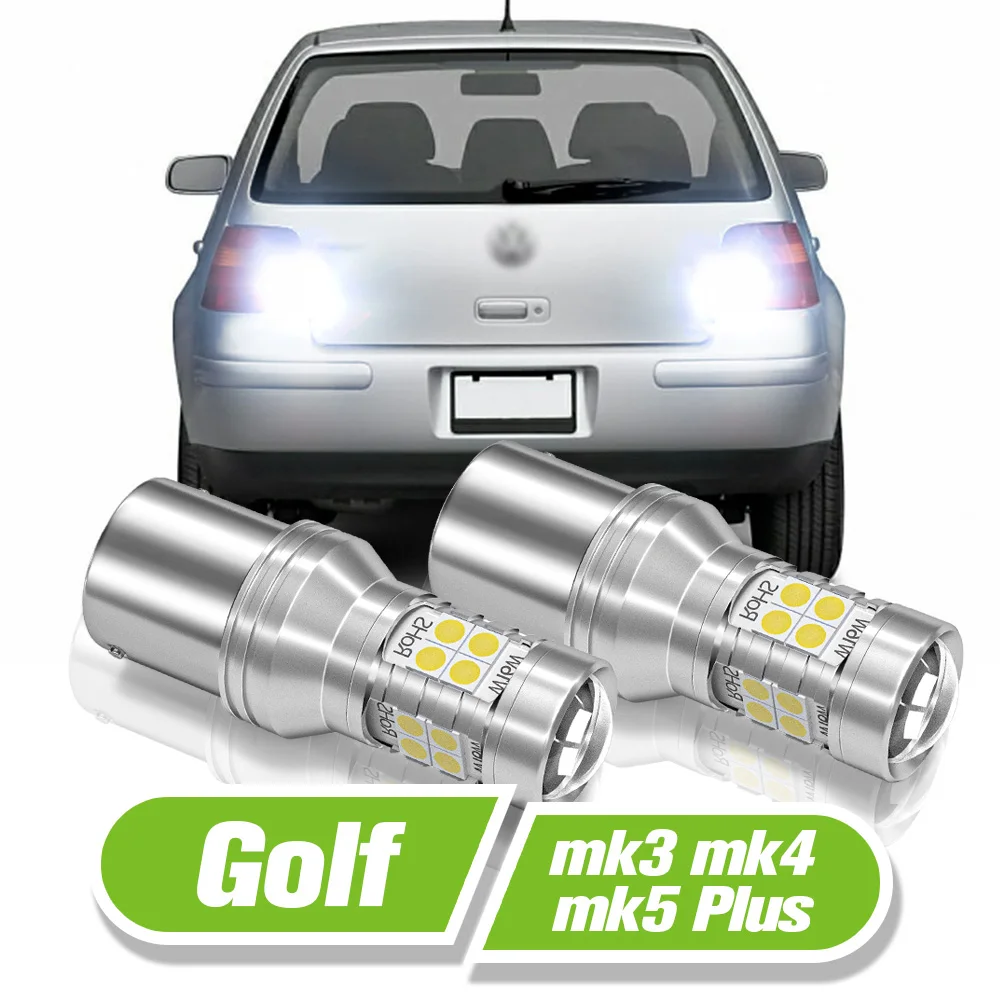 

For VW Volkswagen Golf mk3 mk4 mk5 Plus LED Reverse Light 2pcs Backup Lamp 1997-2013 2006 2007 2008 2009 2010 Accessories