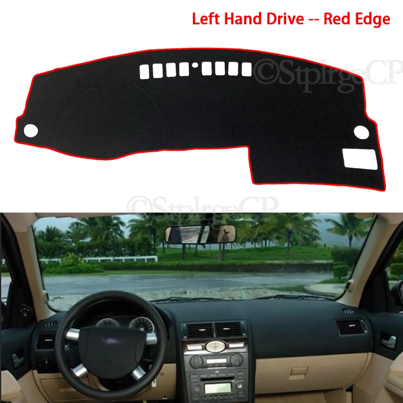 Anti-Slip Mat Dashboard Cover Sunshade Dashmat Protect Carpet Accessories 2001 2002 2003 2004 2005 for Ford Mondeo MK3 2000~2006