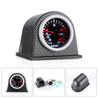 52mm 0~30 PSI+ Carbon Fiber Pod Pointer Display Instrument Universal Car Turbo Boost gauge 2-inch