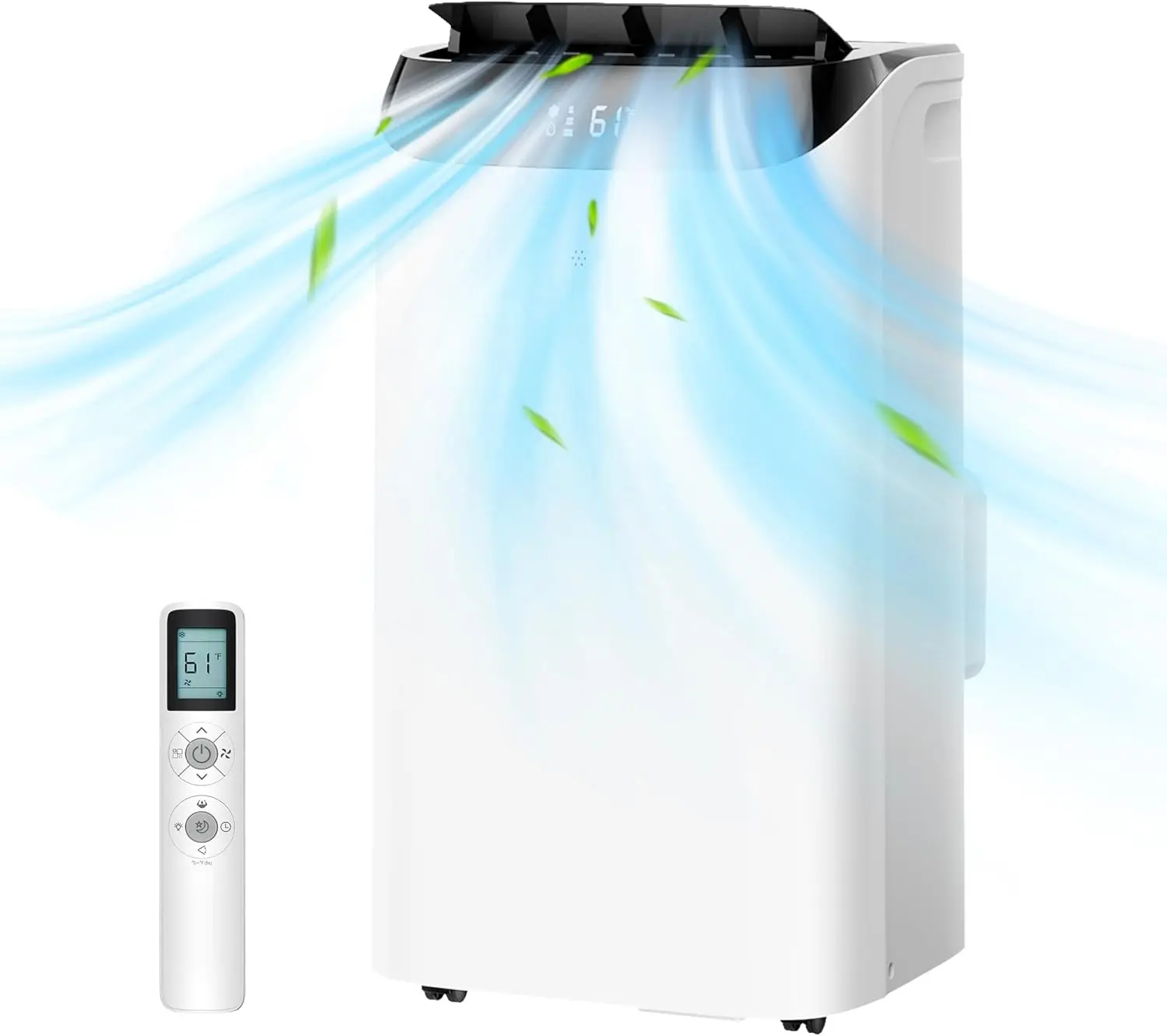 12000 BTU Portable Air for Room up to 500 sq.ft, 3-IN-1 Quiet Cooling Portable AC Unit with Fan