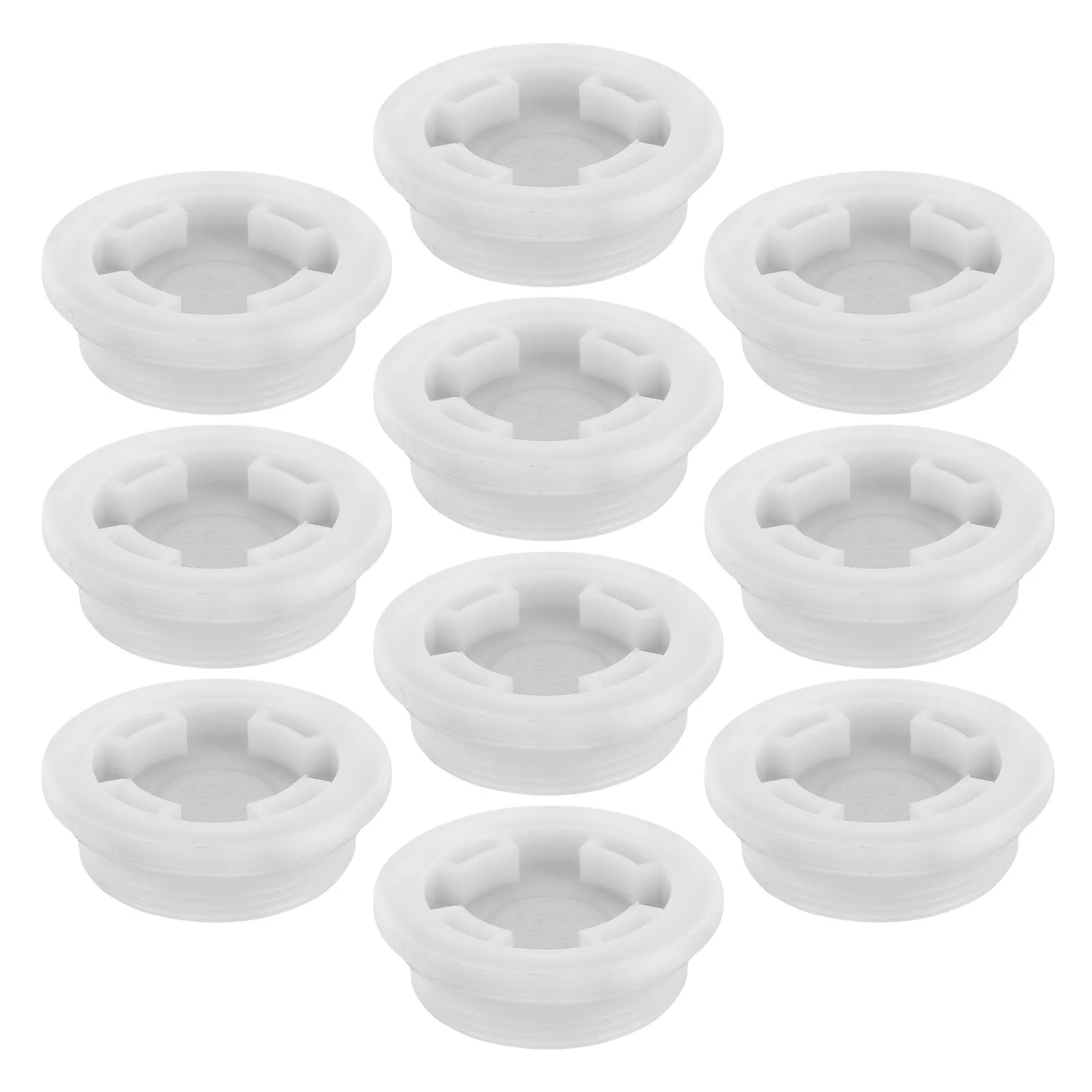 

10Pcs Plastic Drum Bung Coarse Thread Sealing Caps Durable Leakproof Drum Lid Industrial Barrel Plug for Oil Storage