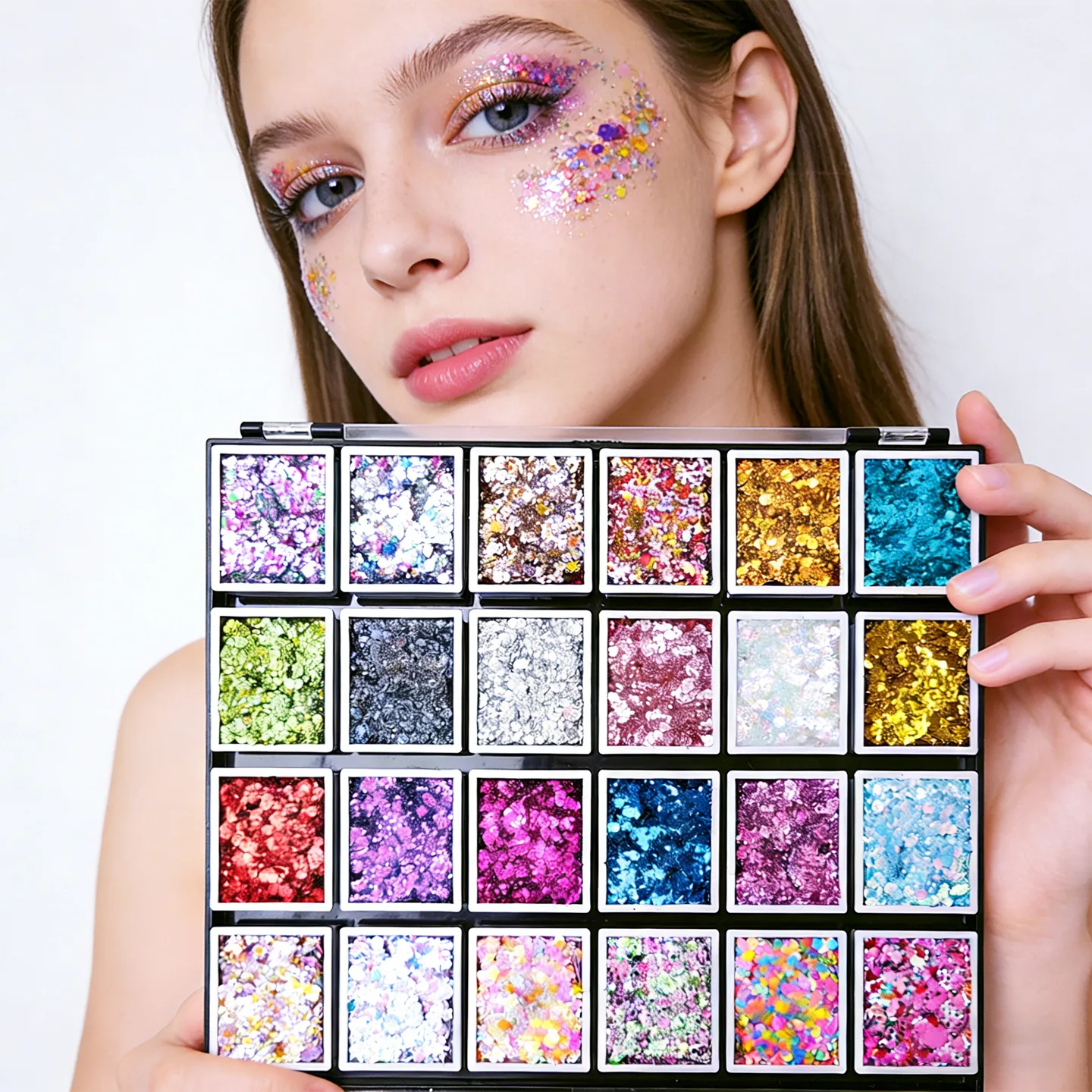 24 Colors Professional Body Face Paint kit For Party ﻿Face Paint Kit Water Based Non Toxic Face Paint Palette For Adults