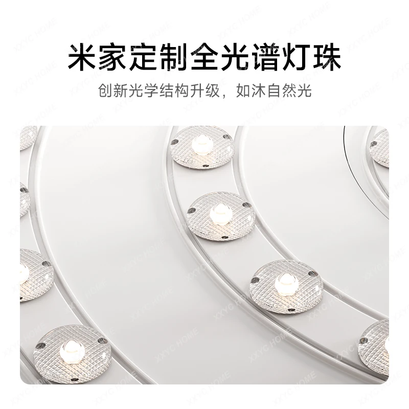 Mijia-Ventilador de teto invisível, luz nórdica simples, sala de jantar e quarto, 42 polegadas, Ra97