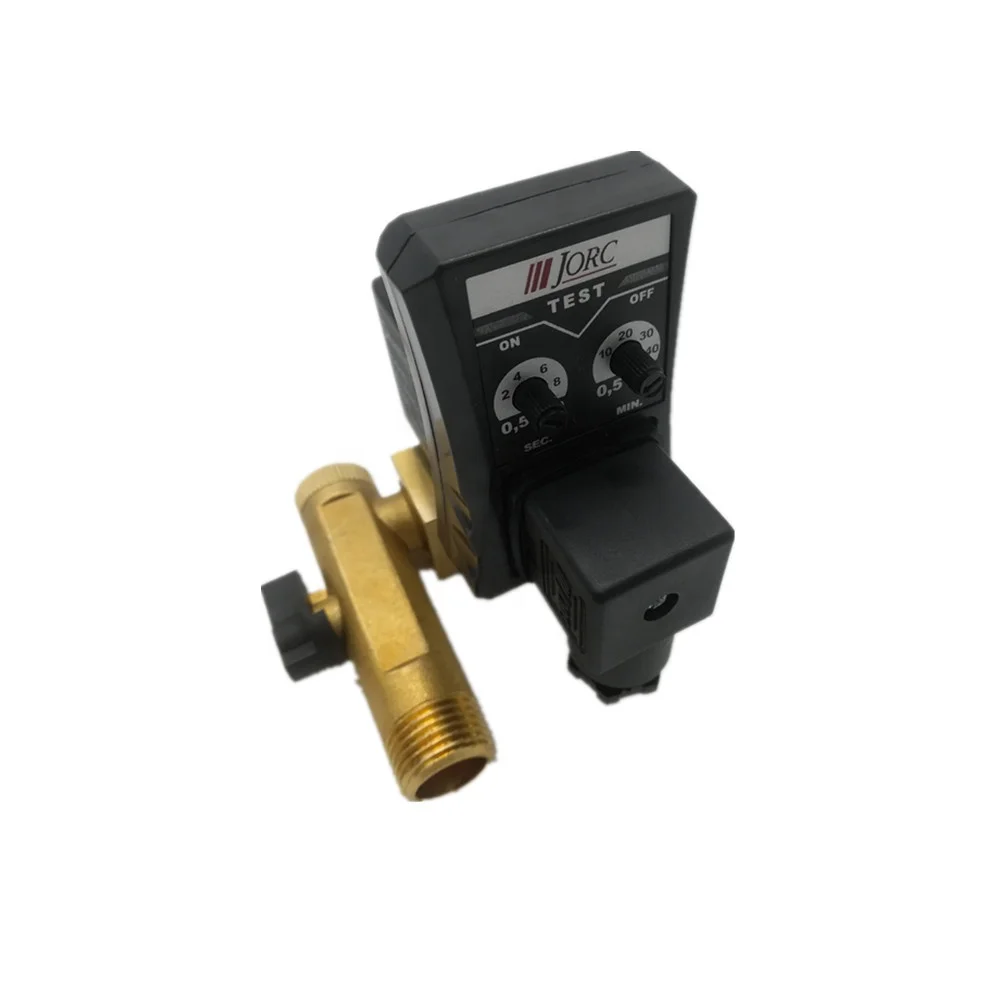 Auto Automatic Brass Water Drain Electronic with Mechanical Solenoid Valve Pneumatic Timer