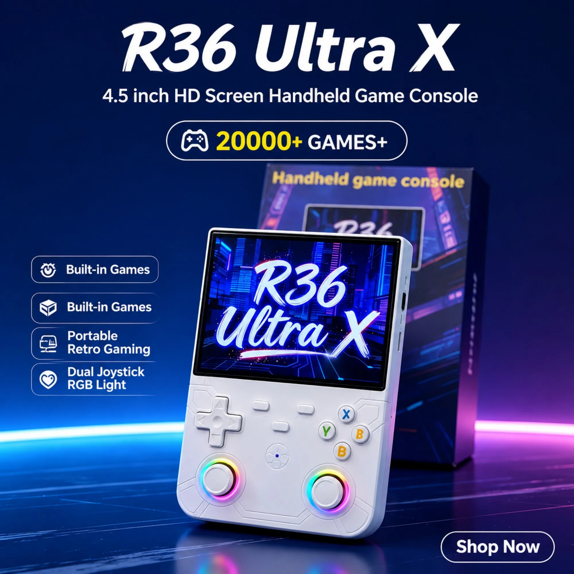 Gaming Console R36 Ultra - Портативная игровая консоль R36 Ultra X