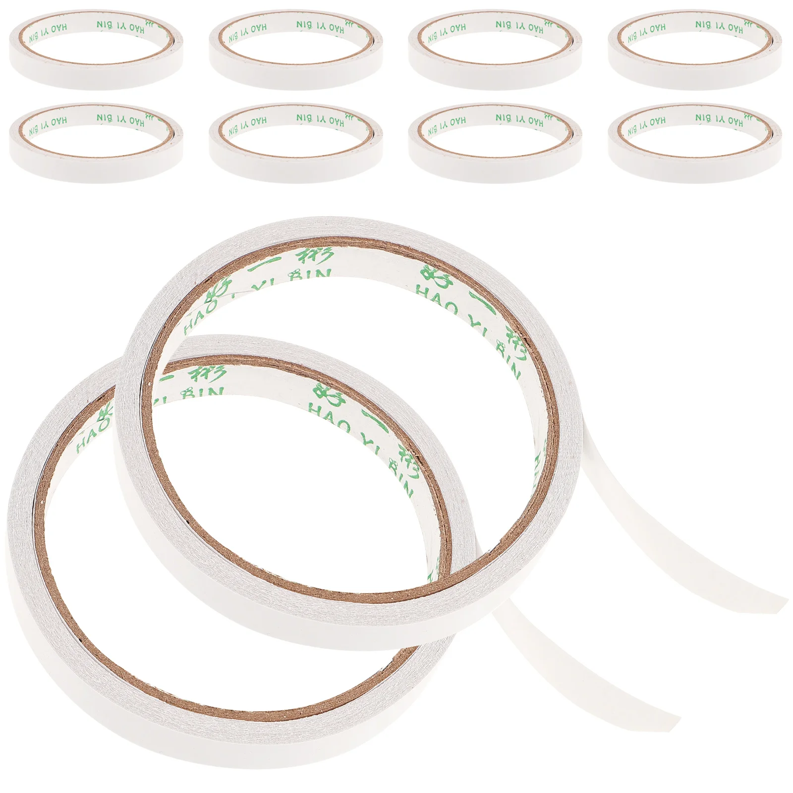 

10pcs Double Sided Tape Adhesive Craft Supplies Decorative Scrapbook Hot Melt Easy Use Peel Smooth Dry Surfaces