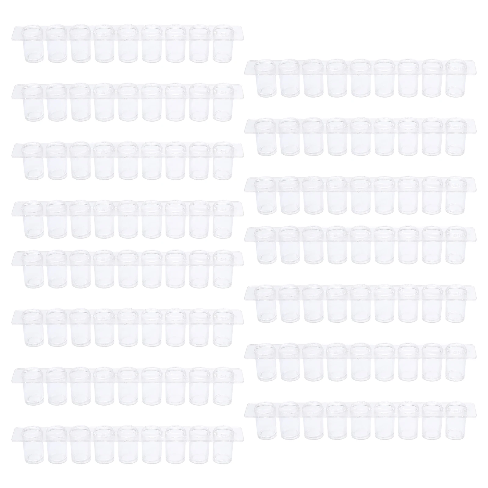 

15pcs 9 Hole Reaction Plates Multifunctional Experiment Boards Chemical Lab Supplies Electrolytic Cell Colorimetric Tube Strong