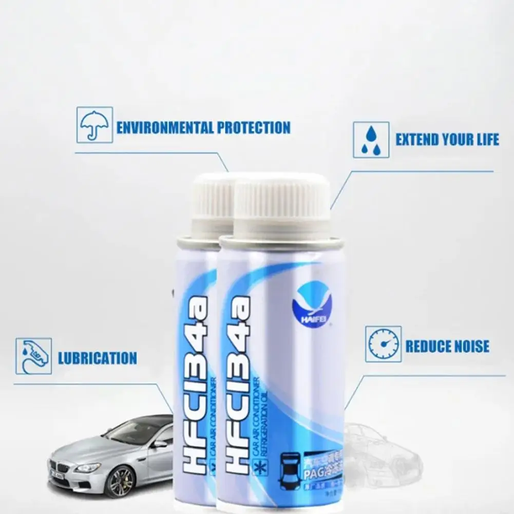 Automotive Air Conditioning Compressor Refrigeration Oil Lubricant Improve Cooling 70ML