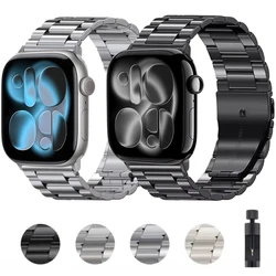 Metall armband für Apple Watch 10 46mm 42mm 9 8 7 45mm 41mm ultra 2 49mm Edelstahl Luxus armband für 6 5 4 3 se 44mm 40mm
