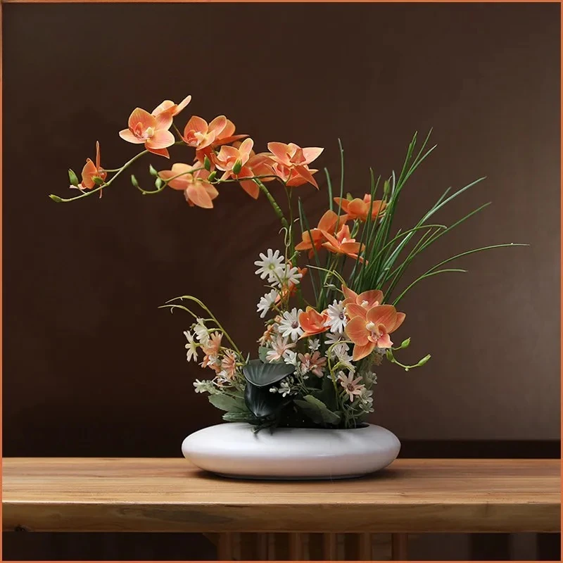 Simulated Orchid Ornament Living Room Entrance False Flower Decoration Home Decoration Accessories Decoration Crafts