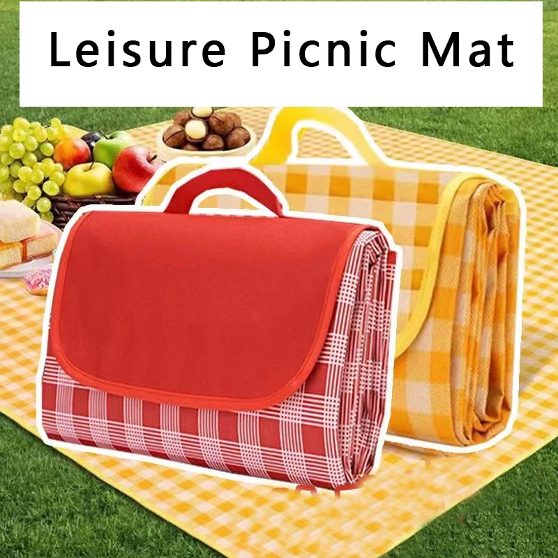 Portable Picnic Mats for Trips, Moisture-Sleeping Mattress, Outdoor Picnic Mat, Lawn Mats, Exercise Play, Trips Bar