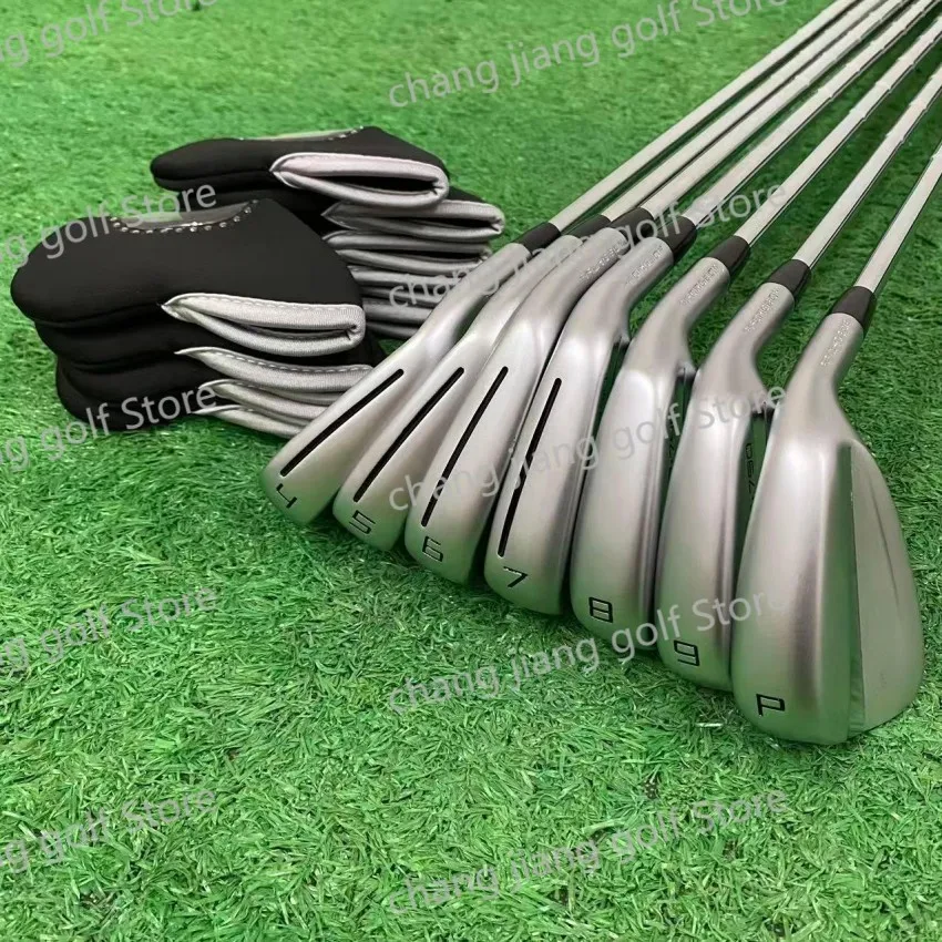 

2024 New Men's Golf Clubs silvery p790 Golf Irons fifth generation 7pcs 4-9P R/S/SR Flex Steel/Graphite Shaft