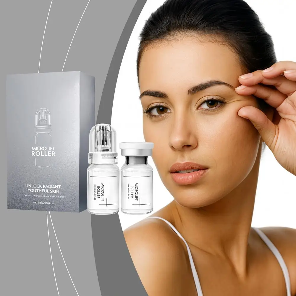 0.25Mm Microneedle Brightening Serum Lock Stabilizing And Restore Deep Hydration Facial Serum Moisturizing And Repairing Gentle