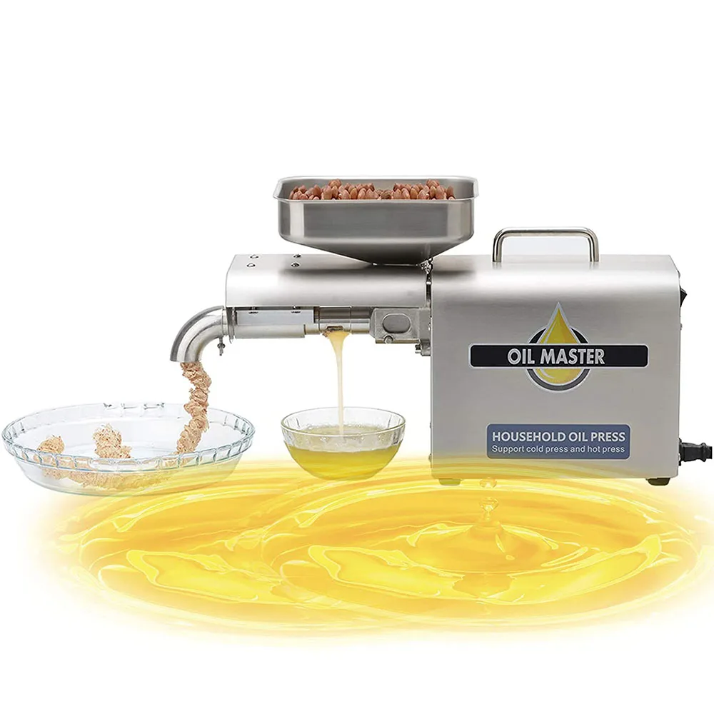 Factory Direct Sales Cold & Hot Peanut Sesame Rapeseed Walnut Palm Coconut Corn Automatic Oil Pressers Press Extraction Machine