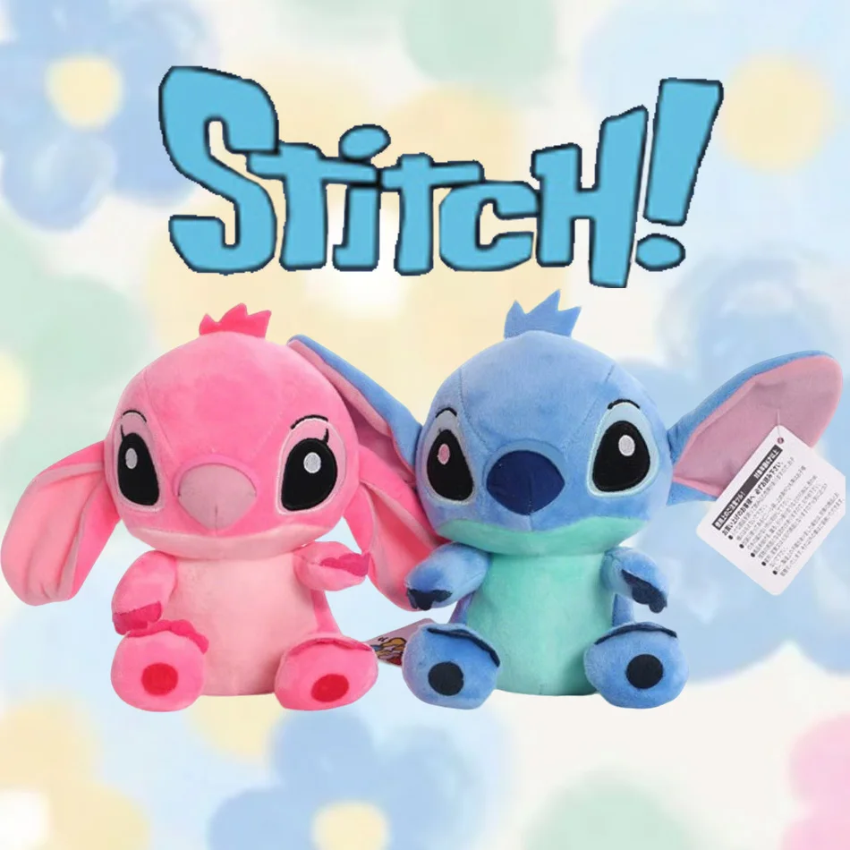 

20cm Stitch Plush Doll Cartoon Stuffed Toy Anime Soft Baby Gift Kawaii Kids Birthday