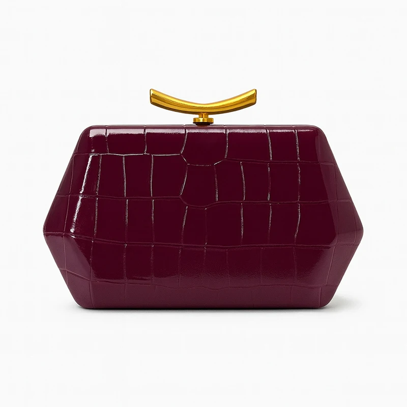 

Элегантная дизайнерская сумка с верхней ручкой для женщин, длинная сумка-кошелек с крокодиловым принтом, сумка через плечо, вечерняя сумочка, модный аксессуар для стильных образов.