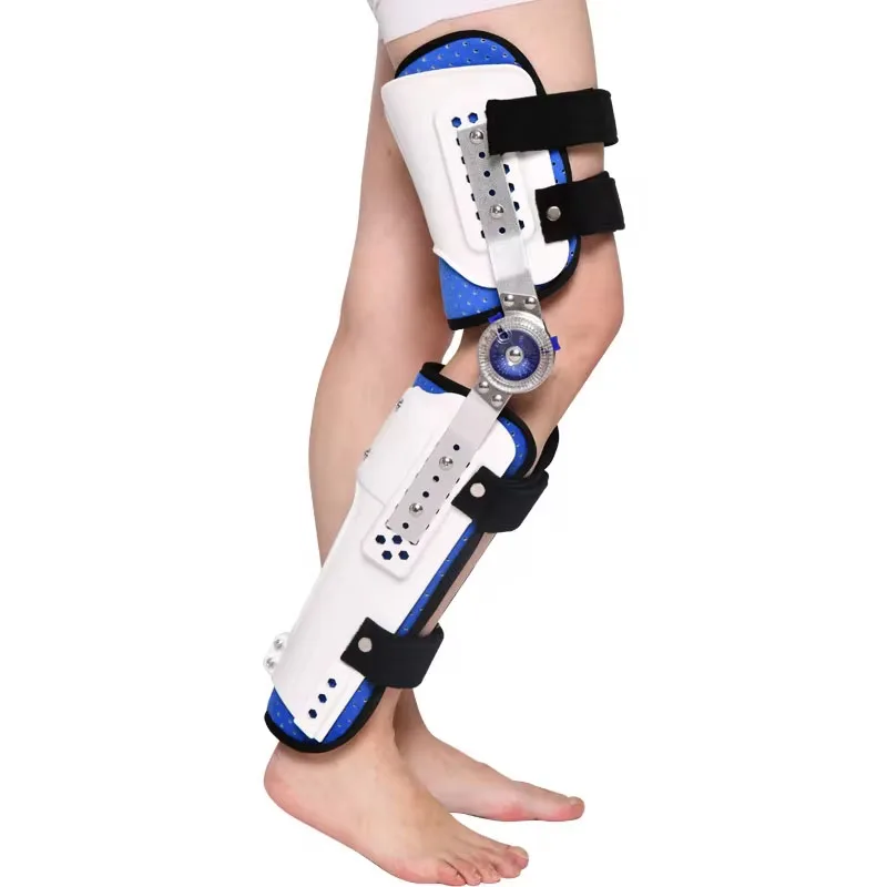 Adjustable Knee Support-Medical Hinged Knee Brace-For Meniscus Injury Fracture Knee Cruciate ligament Injury-Post Op Knee Brace