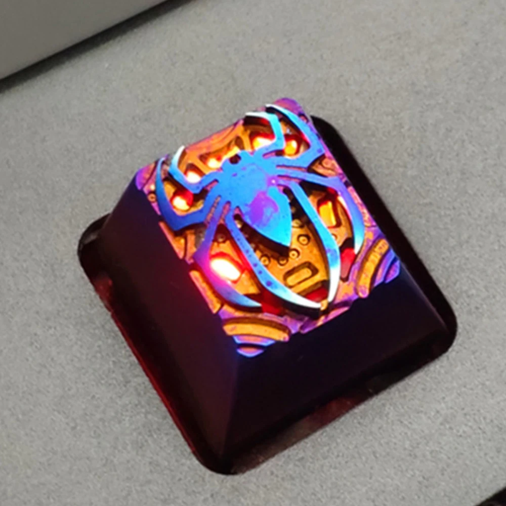 

Титановый колпачок Artisan OEM R4, высота — прозрачный ключ ESC RGB для клавиатур MX (10,0 мм, металл хирургического уровня)