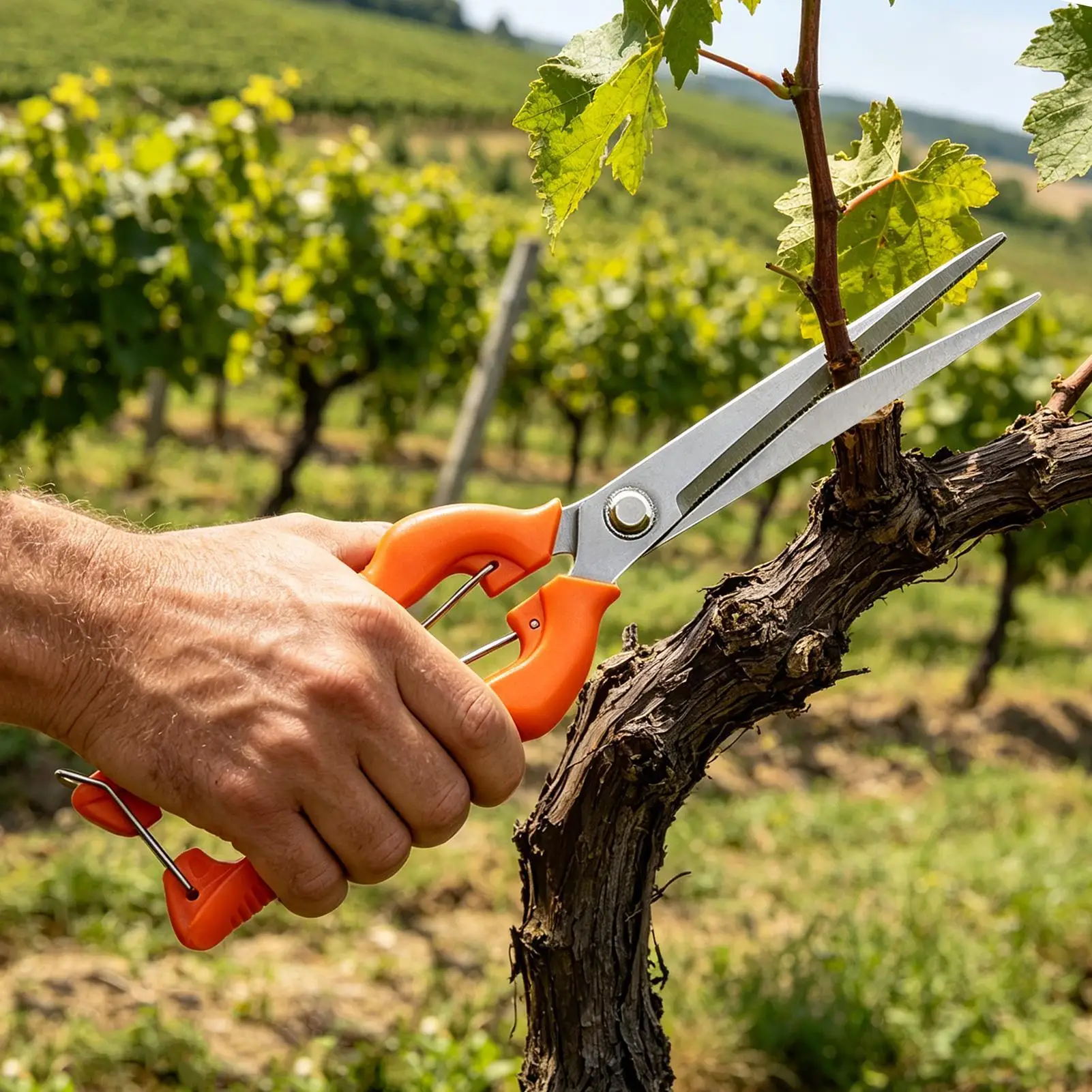 Garden Stainless Steel Branch Trimmer Shears, Anti Rust Pruning Clippers, Multifunctional Plant Cutter for Flower Fruit Picking