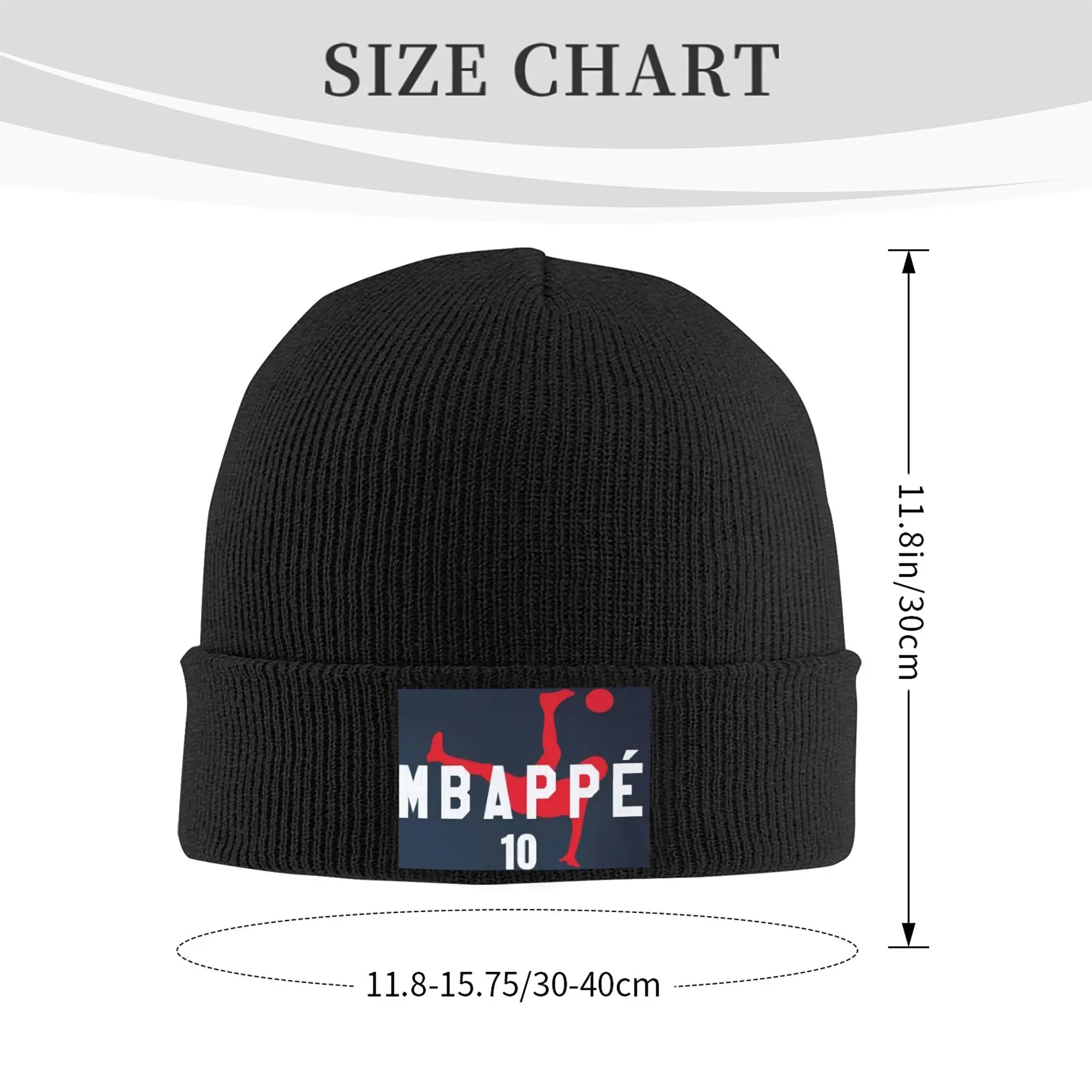 Custom KM-Mbappes Bonnet Hat Cool Knitted Hat Men Women Unisex Adult French Soccer Football Winter Warm Skullies Beanies Caps