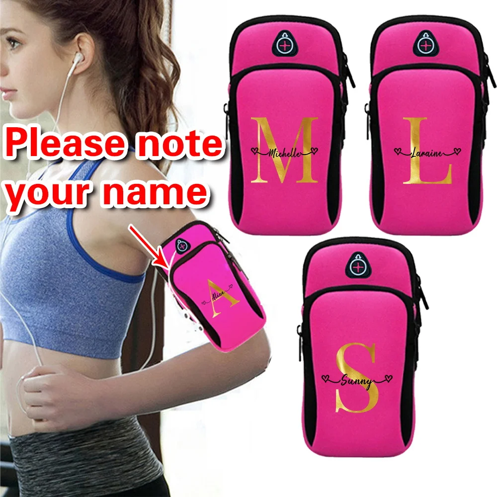

New Customized Name: Arm Strap Sports Phone Bag, Running Arm Phone Bag, Sports Phone Bag, Personalized Printing