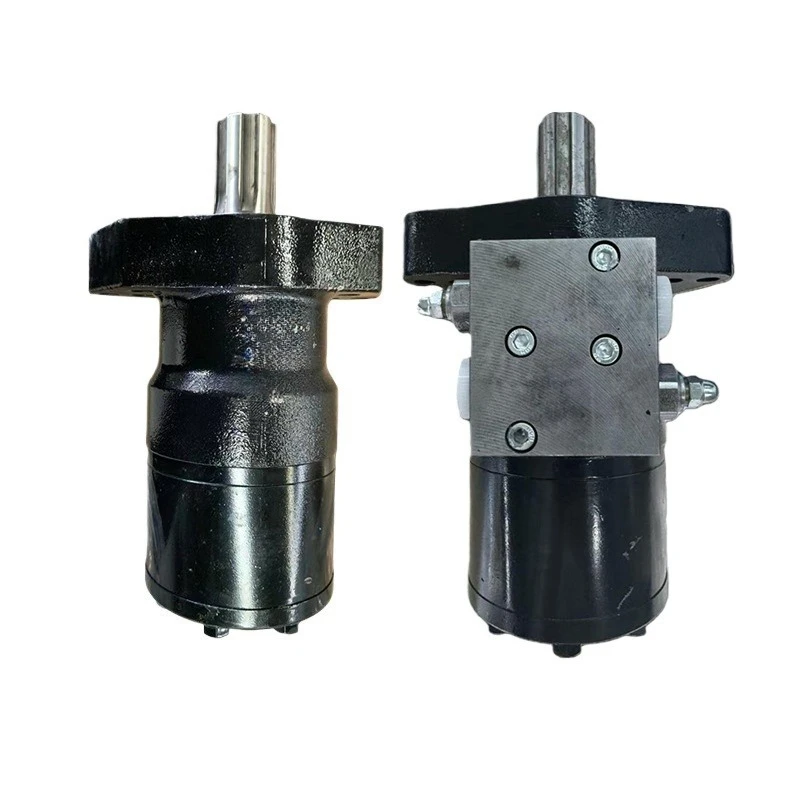 For low speed and large torque, large force hydraulic motor, cycloid hydraulic horizontal oil port, wood grabber motor