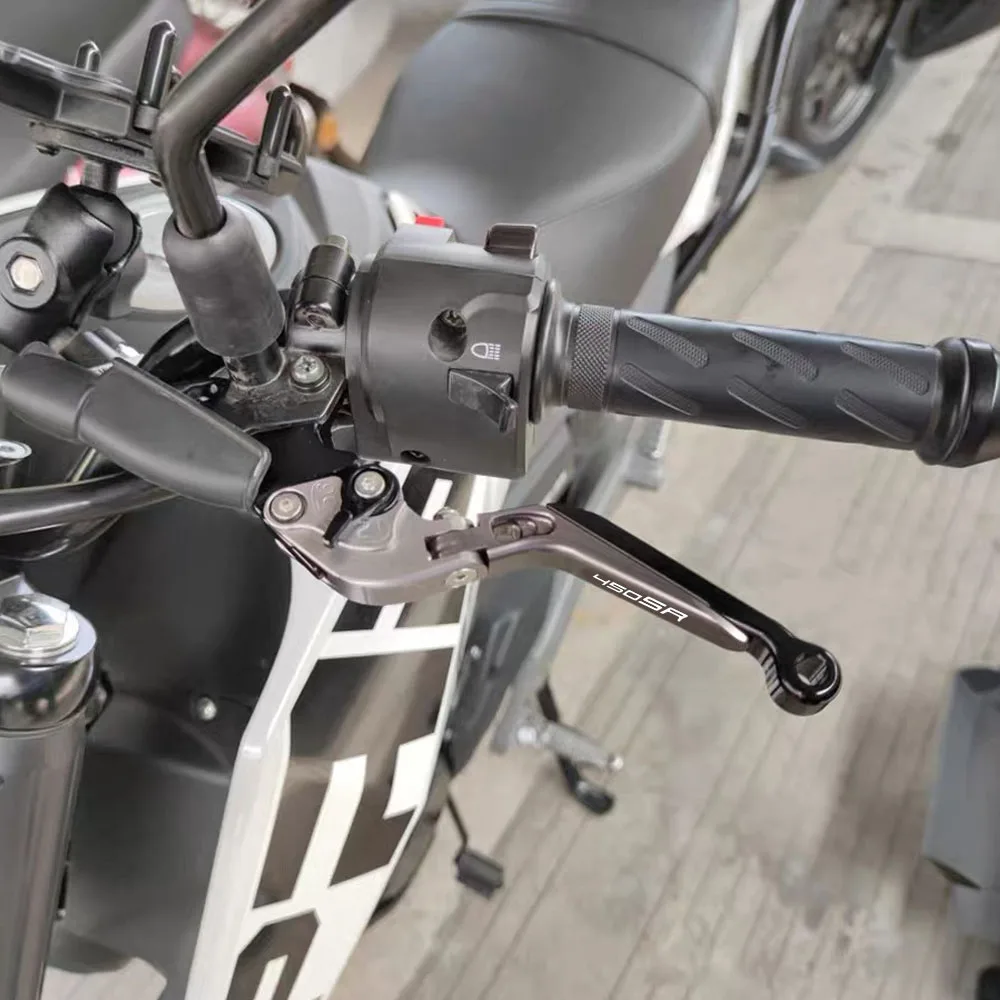 For CFMOTO 450SR 450 SR 2022 2021 2022 2023 2024 2025 2026 Brake Clutch Lever Adjustable Folding Handle Brake Levers 450-SR 