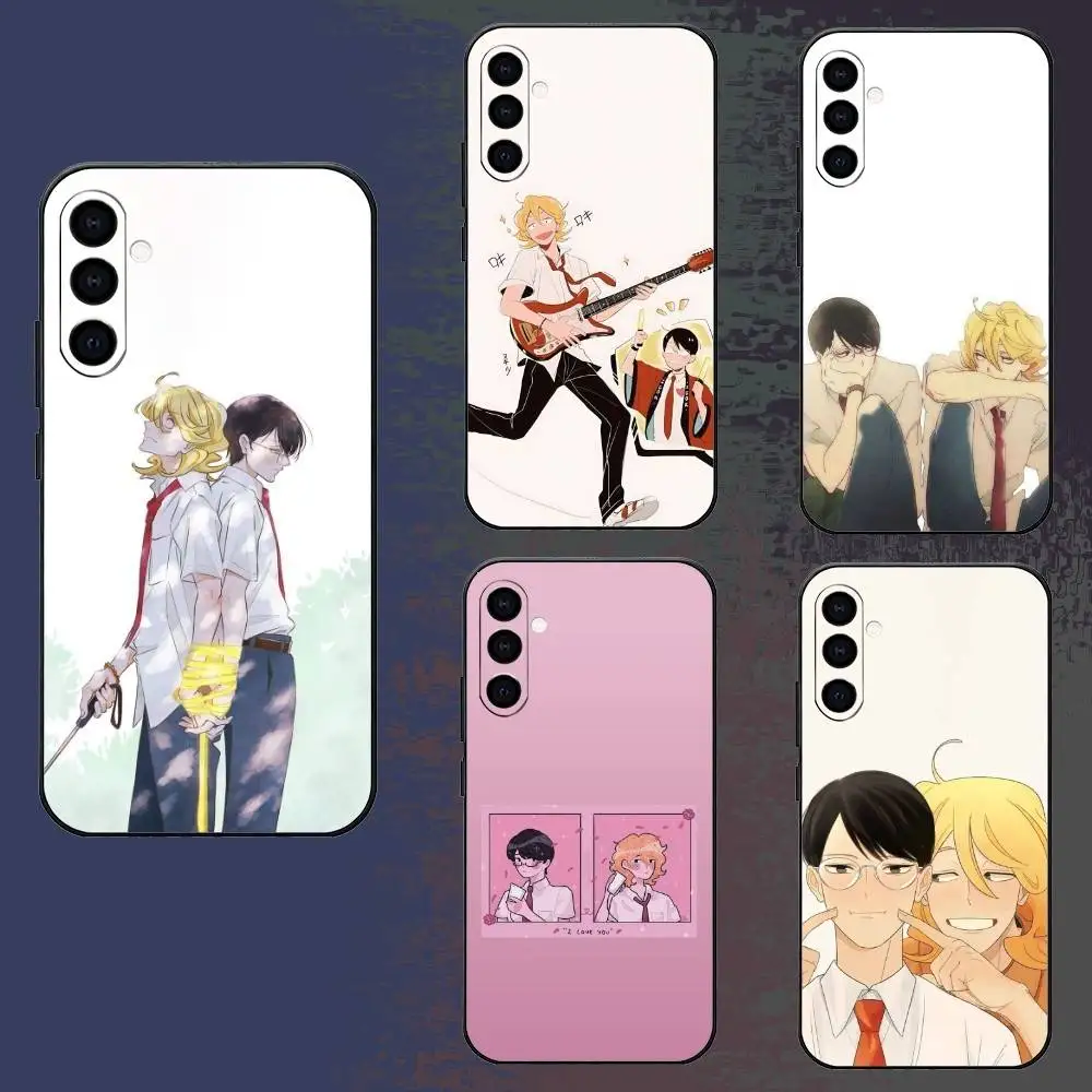 

Boys Anime D-Doukyuusei Phone Case For Samsung Galaxy A73,A72,A71,A70,A52,A51 Others Soft Black Cover