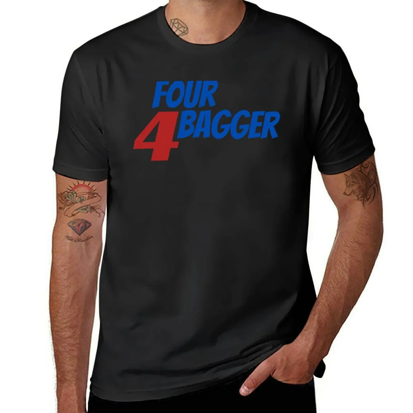 4 Four Bagger Cornhole Fan or Player Design T-Shirt blanks boys whites mens t shirts casual stylish