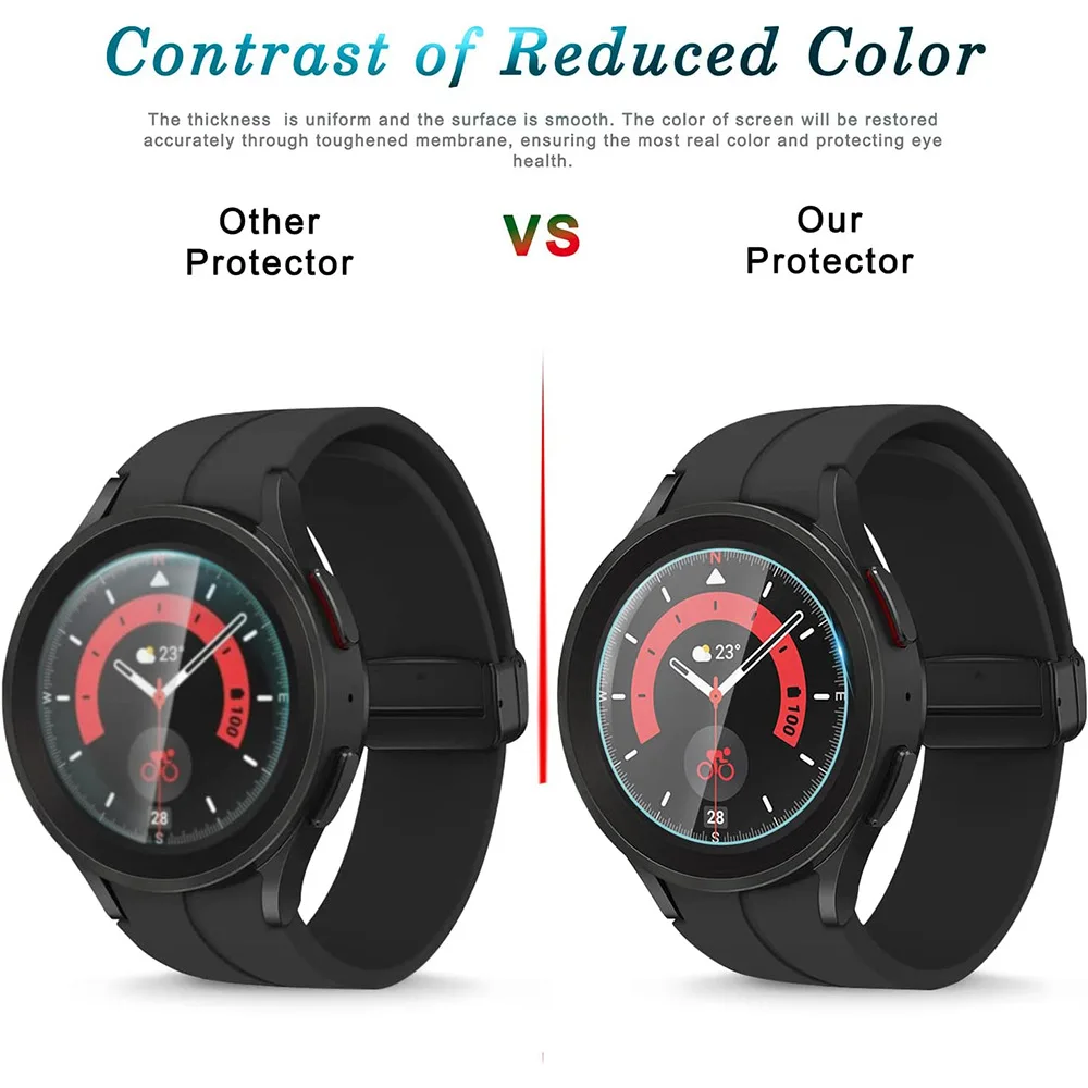 Tempered Glass For Samsung Galaxy watch 5 Pro 45mm Screen Protector Anti-Scratch For Galaxy Watch 5 Pro 45mm Protective film