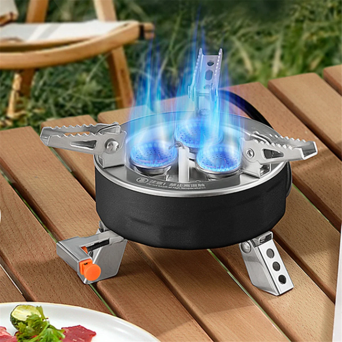 【New User-Coupon!】Single Burner, CB Tank, Camping Gas Stove Burner, Camping, Regulating Stove, One-Piece Cassette Stove